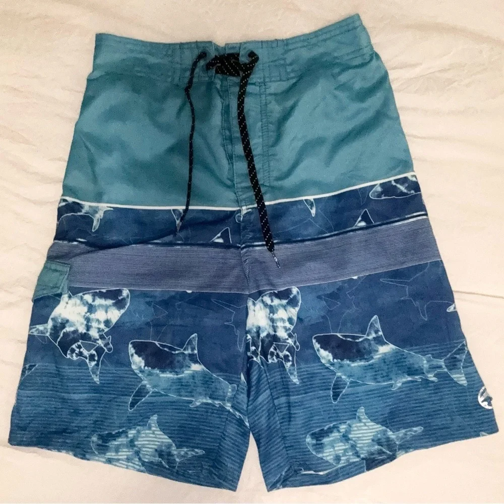 Ocean‎ Current Aqua Swim Shorts